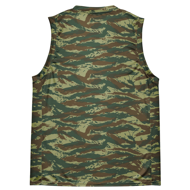 Lizard Greek Woodland CAMO Unisex Basketball Jersey