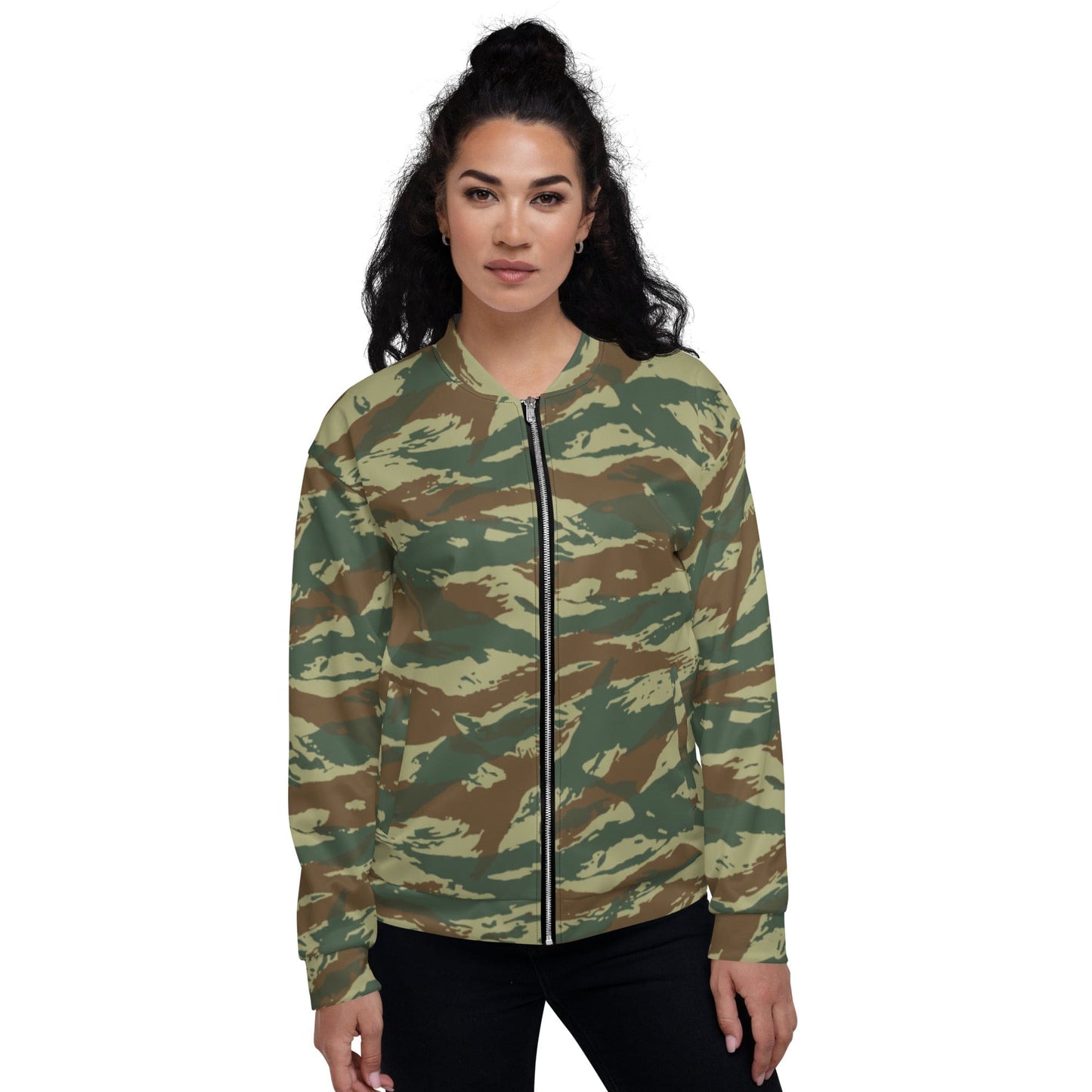 Greek Lizard CAMO Unisex Bomber Jacket