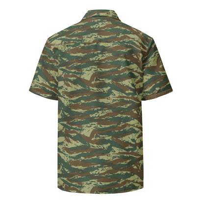 Greek Lizard CAMO Unisex button shirt Button Shirts