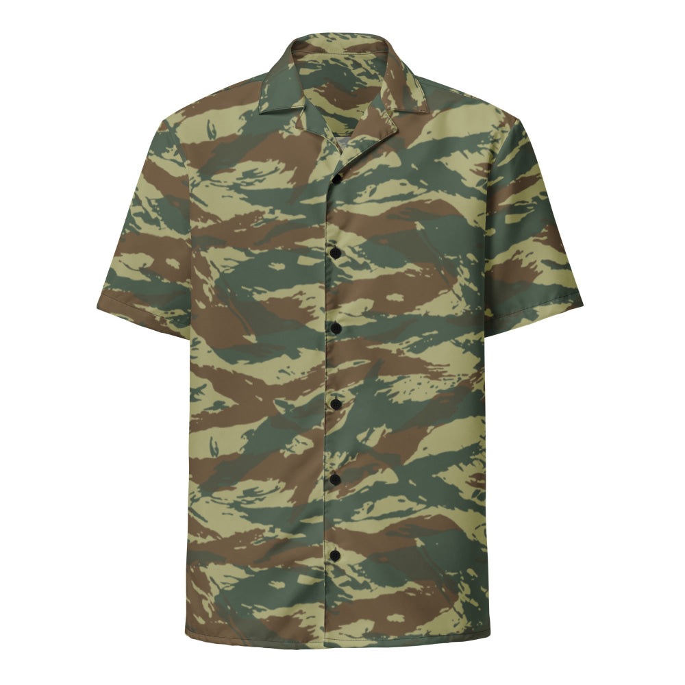 Greek Lizard CAMO Unisex button shirt - Button Shirt