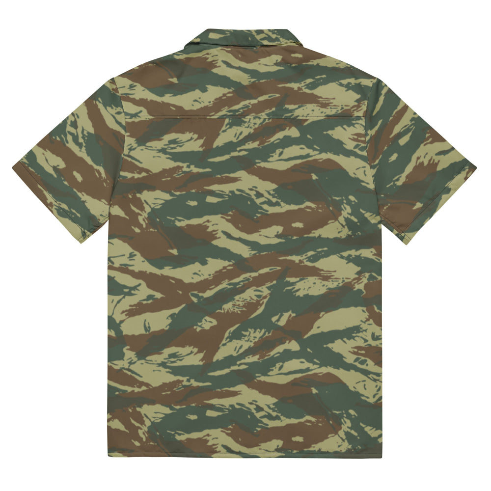 Greek Lizard CAMO Unisex button shirt - Button Shirt