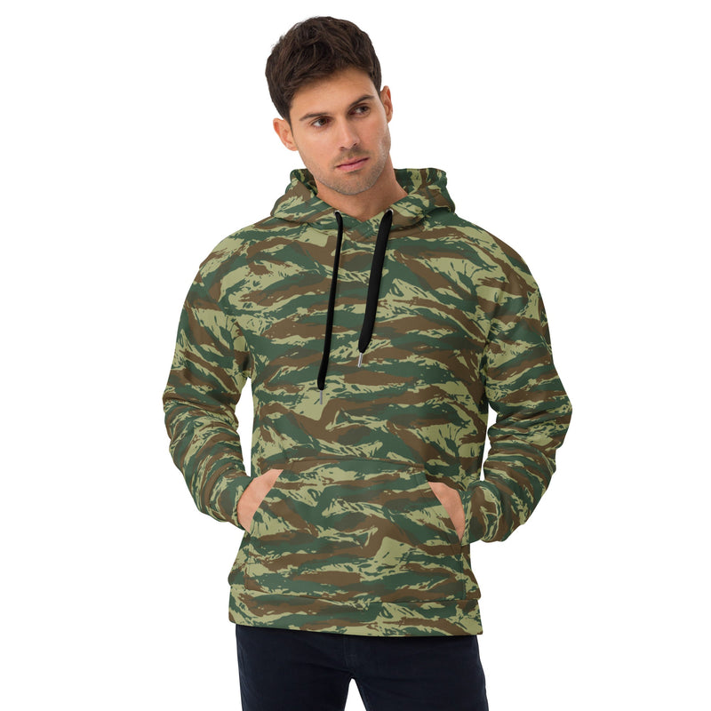 Lizard Greek Woodland CAMO Unisex Hoodie - 2XS