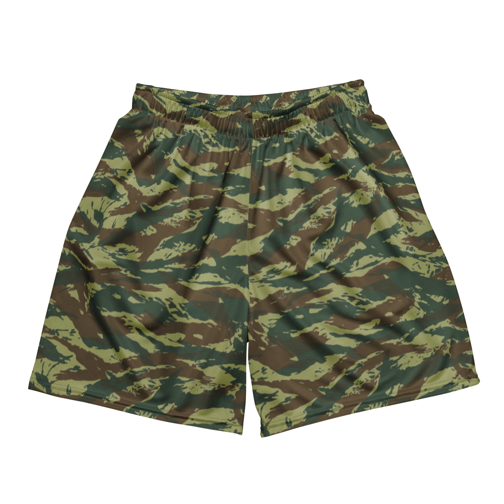 Greek Lizard CAMO Unisex mesh shorts - 2XS - Mesh Shorts