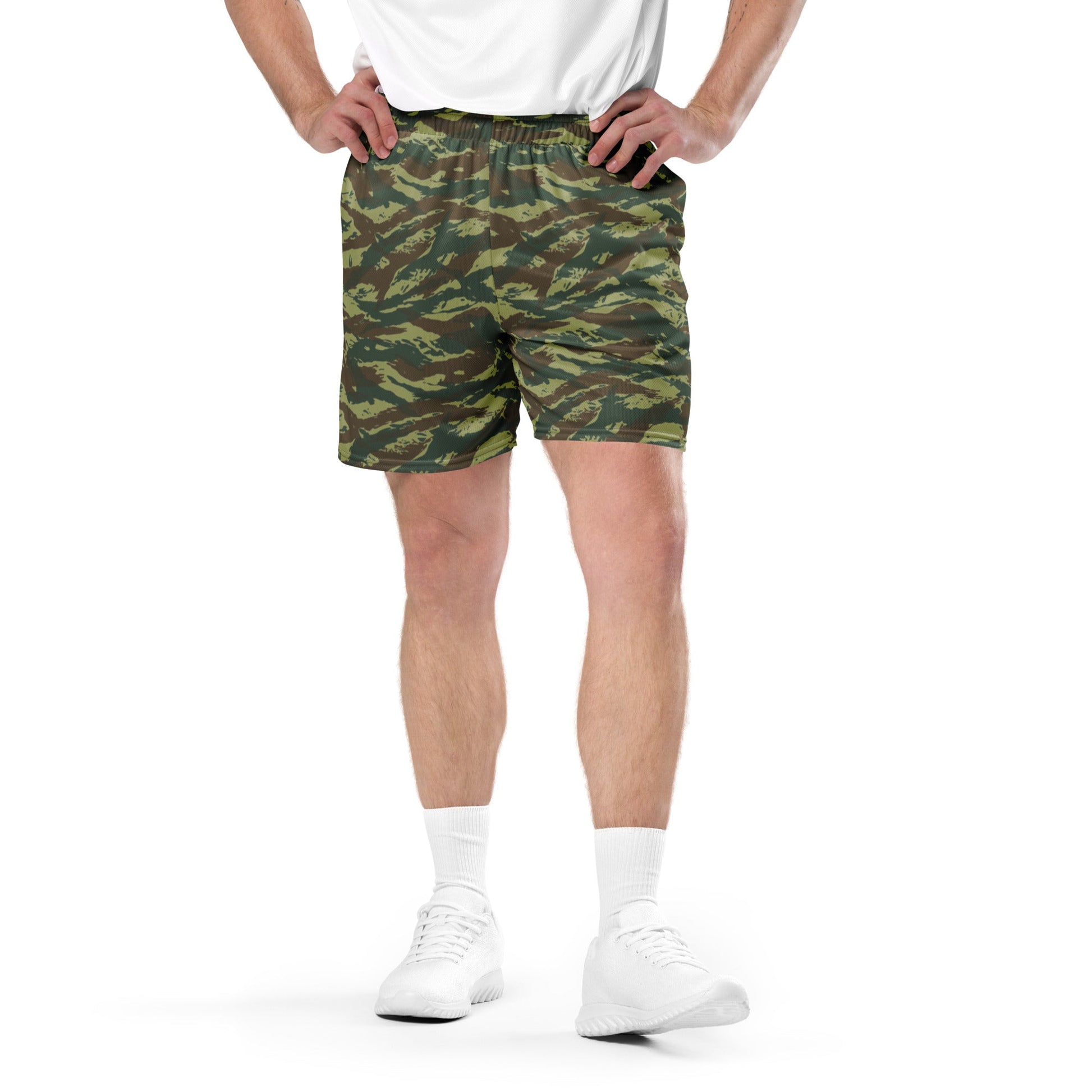 Greek Lizard CAMO Unisex mesh shorts - Mesh Shorts