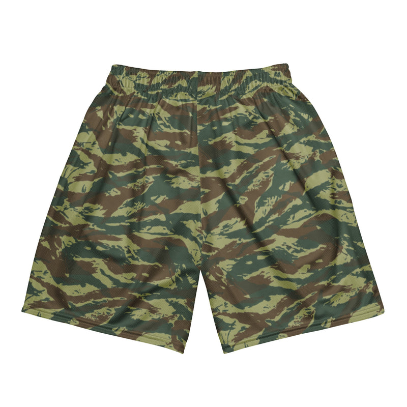Lizard Greek Woodland CAMO Unisex Mesh Shorts