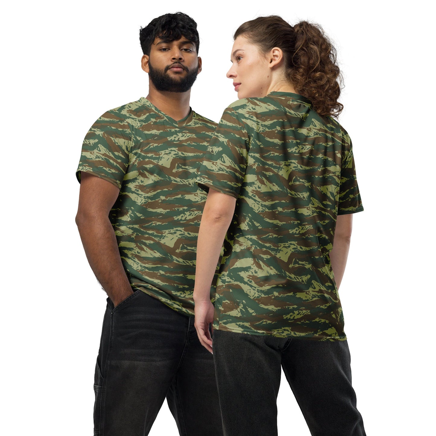 Greek Lizard CAMO unisex sports jersey 2XS Sports Jerseys