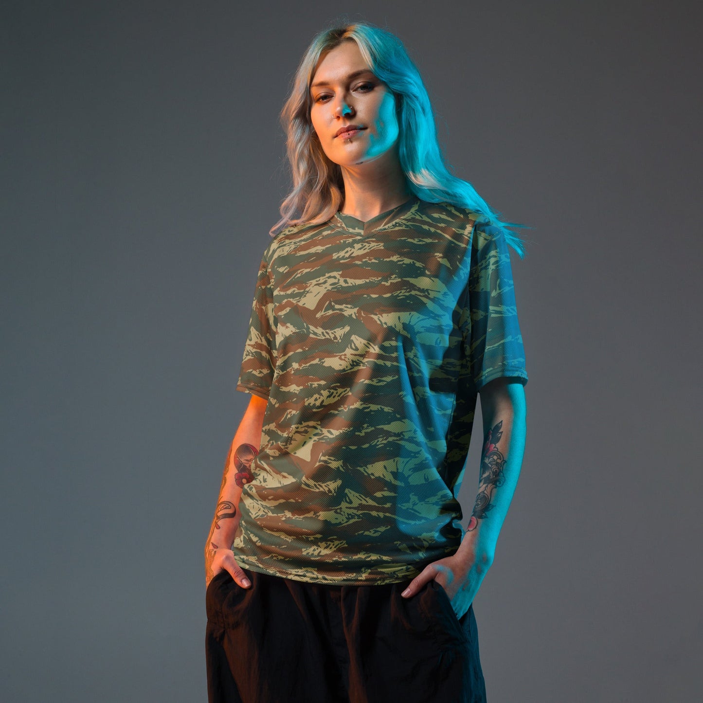 Greek Lizard CAMO unisex sports jersey Sports Jerseys