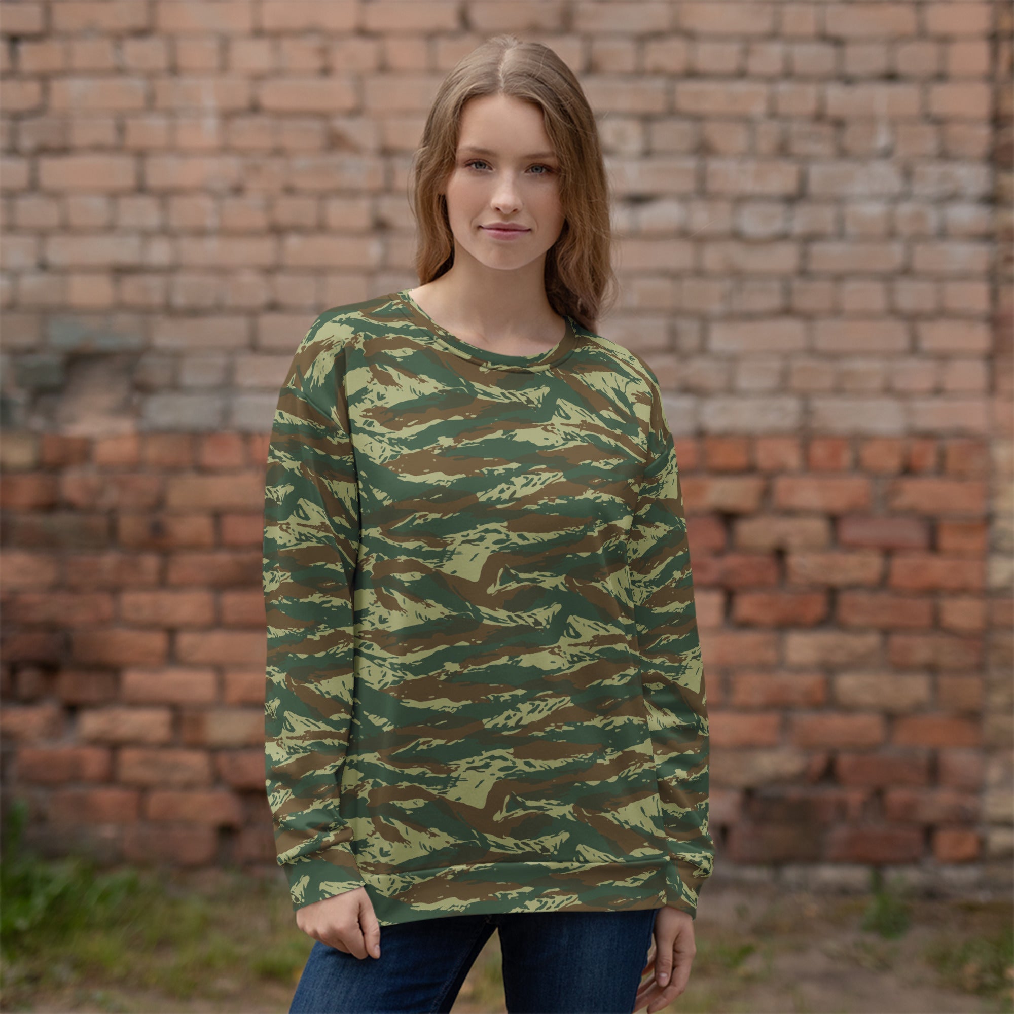 CAMO HQ - Greek Lizard CAMO Unisex Sweatshirt - Worldwide Shipping