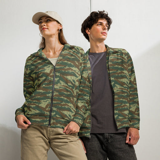 Lizard Greek Woodland CAMO Unisex Track Jacket - 2XS