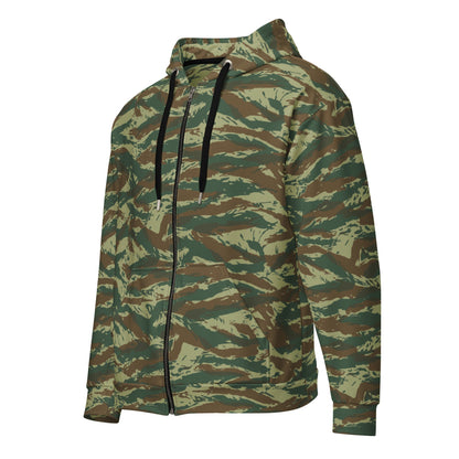 Greek Lizard CAMO Unisex zip hoodie Zip Hoodies