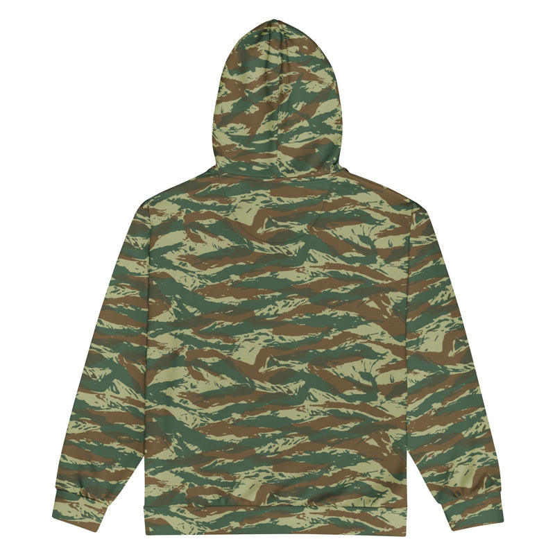 Lizard Greek Woodland CAMO Unisex Zip Hoodie