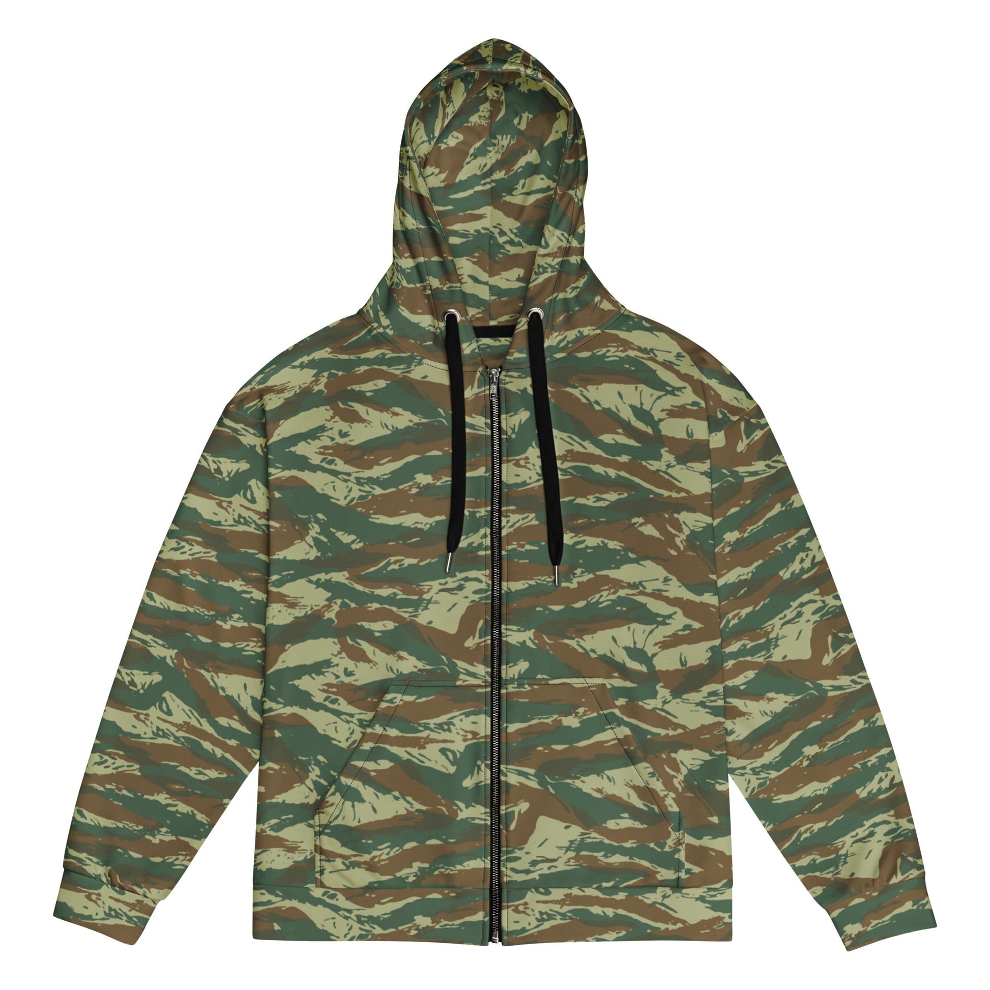 Greek Lizard CAMO Unisex zip hoodie 2XS Zip Hoodies