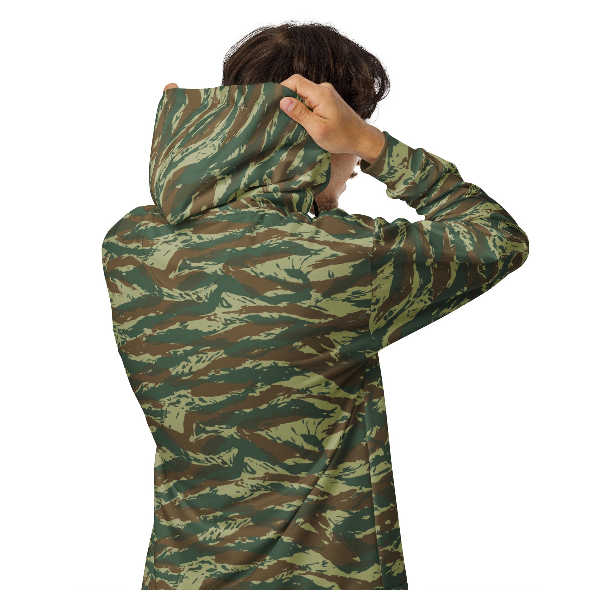 Greek Lizard CAMO Unisex zip hoodie Zip Hoodies
