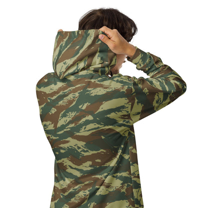 Greek Lizard CAMO Unisex zip hoodie - Zip Hoodie