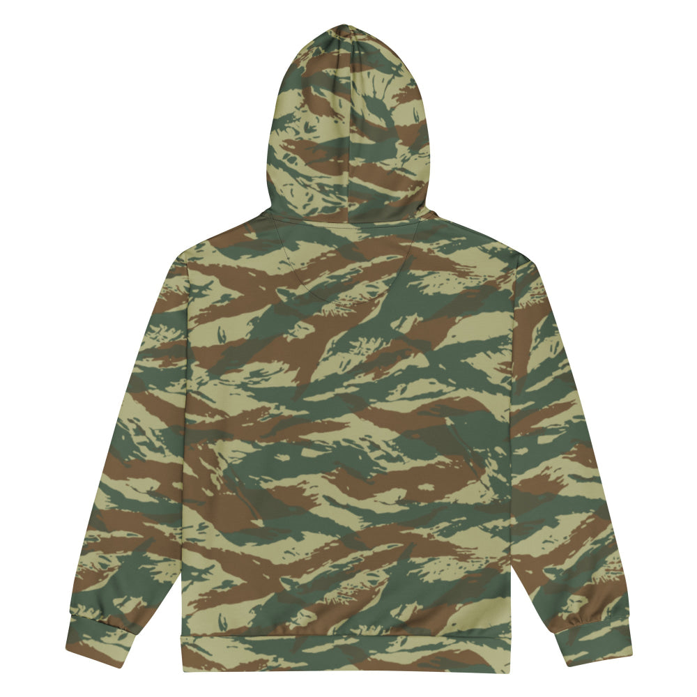 Greek Lizard CAMO Unisex zip hoodie - Zip Hoodie