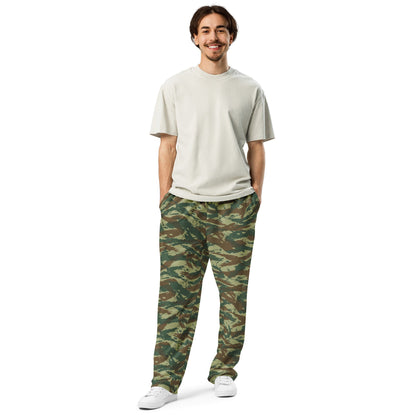 Greek Lizard CAMO Wide-leg joggers - Joggers