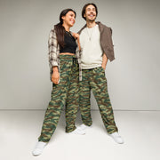 Lizard Greek Woodland CAMO Unisex Wide-Leg Joggers - 2XS