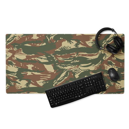 Greek Navy Special Forces (DYK) Lizard CAMO Gaming mouse pad - 36″×18″ - Mouse Pad