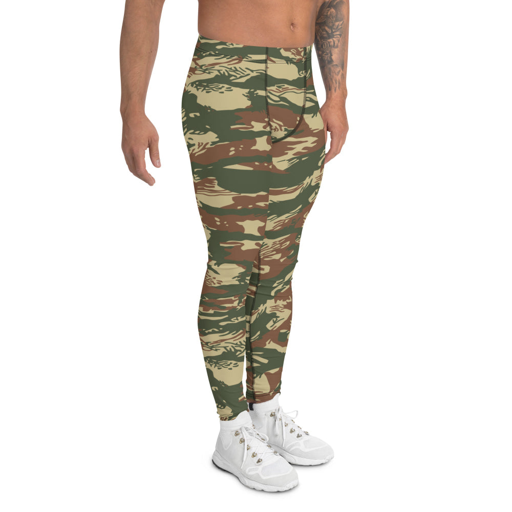 Greek Navy Special Forces (DYK) Lizard CAMO Men’s Leggings - Mens