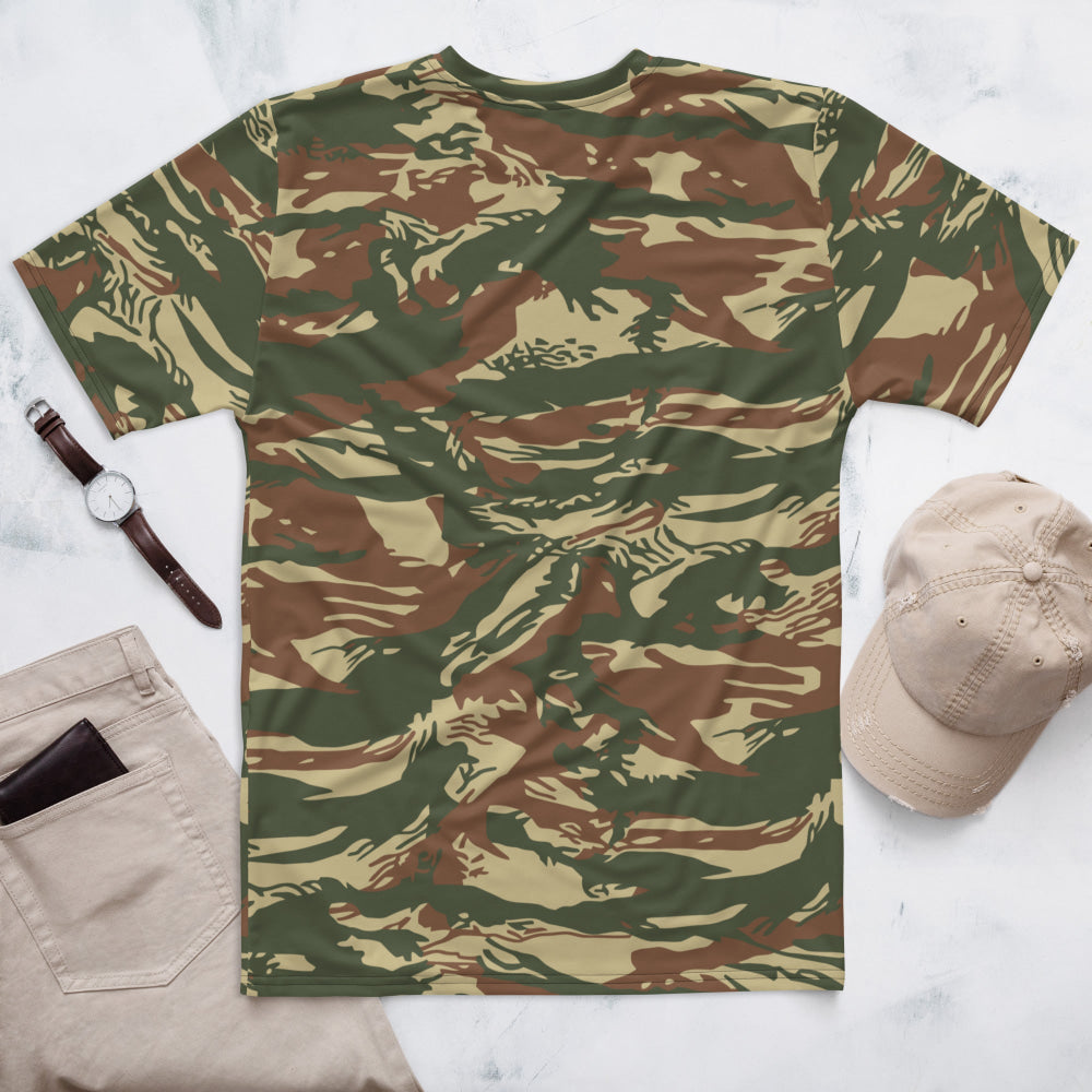 Greek Navy Special Forces (DYK) Lizard CAMO Men’s T-shirt - Mens T-Shirt