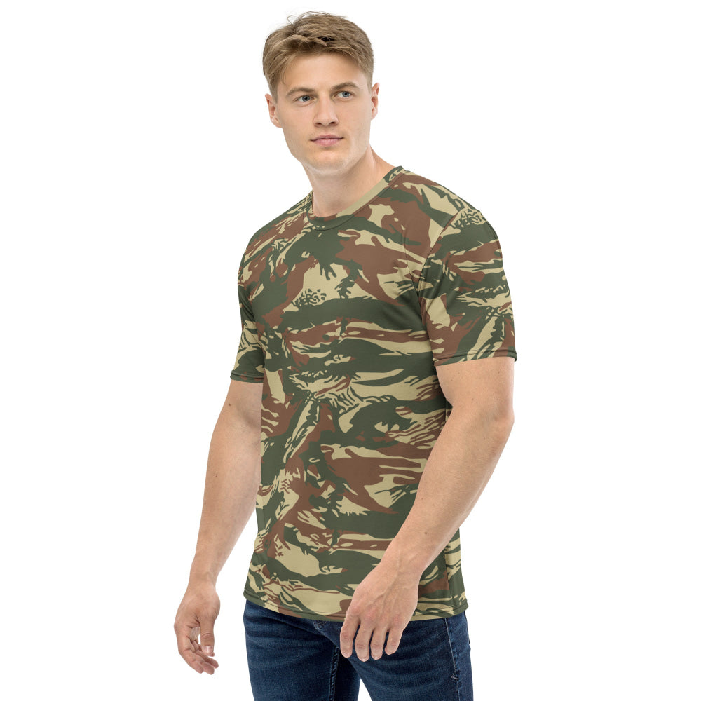 Greek Navy Special Forces (DYK) Lizard CAMO Men’s T-shirt - Mens T-Shirt