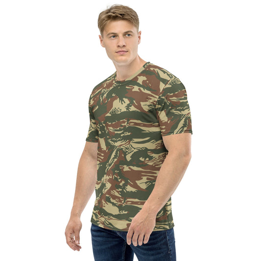 Greek Navy Special Forces (DYK) Lizard CAMO Men’s T-shirt - Mens T-Shirt