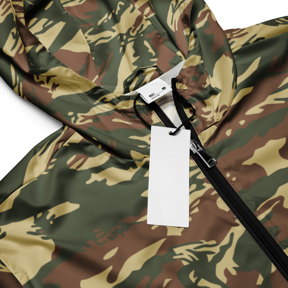 Greek Navy Special Forces (DYK) Lizard CAMO Men’s windbreaker - Mens Windbreaker