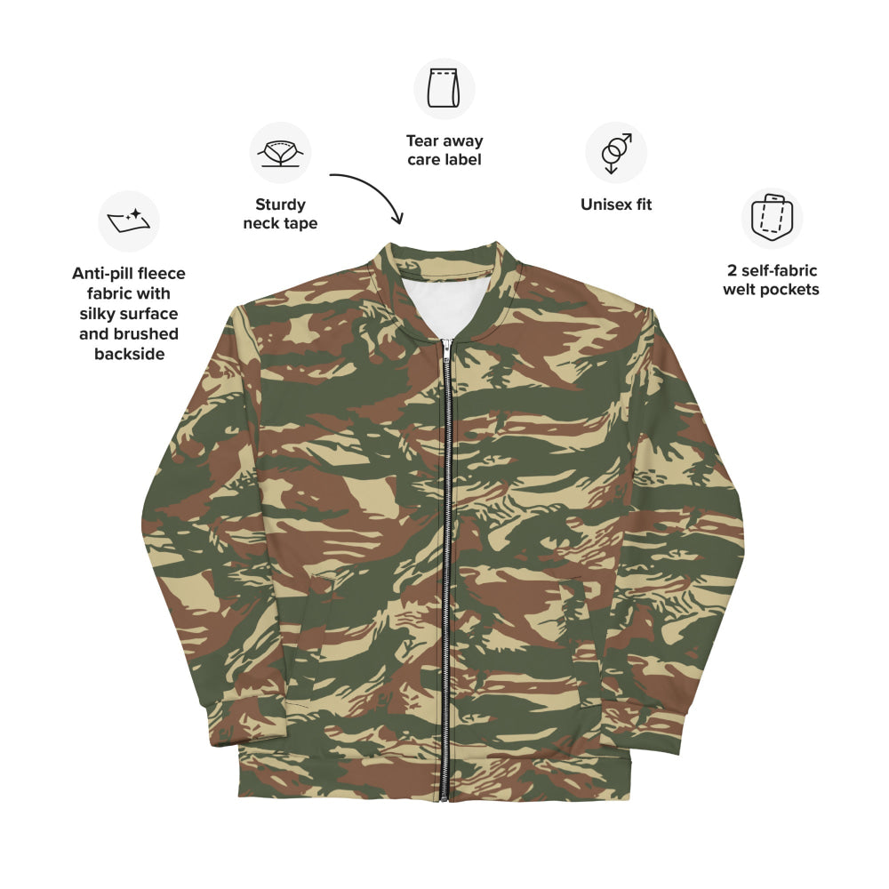 Greek Navy Special Forces (DYK) Lizard CAMO Unisex Bomber Jacket