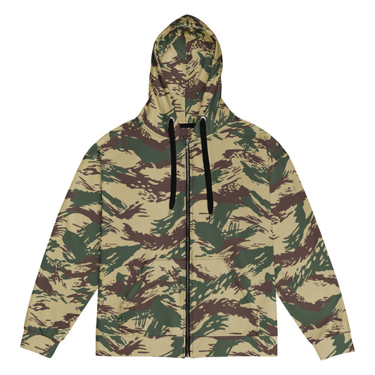 Greek Navy Special Forces (DYK) Lizard CAMO Unisex zip hoodie - Zip Hoodie