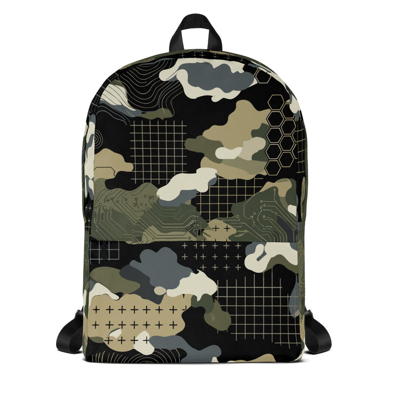 Gridveil Circuit Woodland CAMO Backpack - Bag