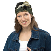 Gridveil Circuit Woodland CAMO Beanie - Head