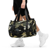 Gridveil Circuit Woodland CAMO Gym Bag