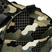 Gridveil Circuit Woodland CAMO Gym Bag