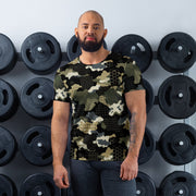 Gridveil Circuit Woodland CAMO Mens Athletic T-Shirt - XS - Shirt