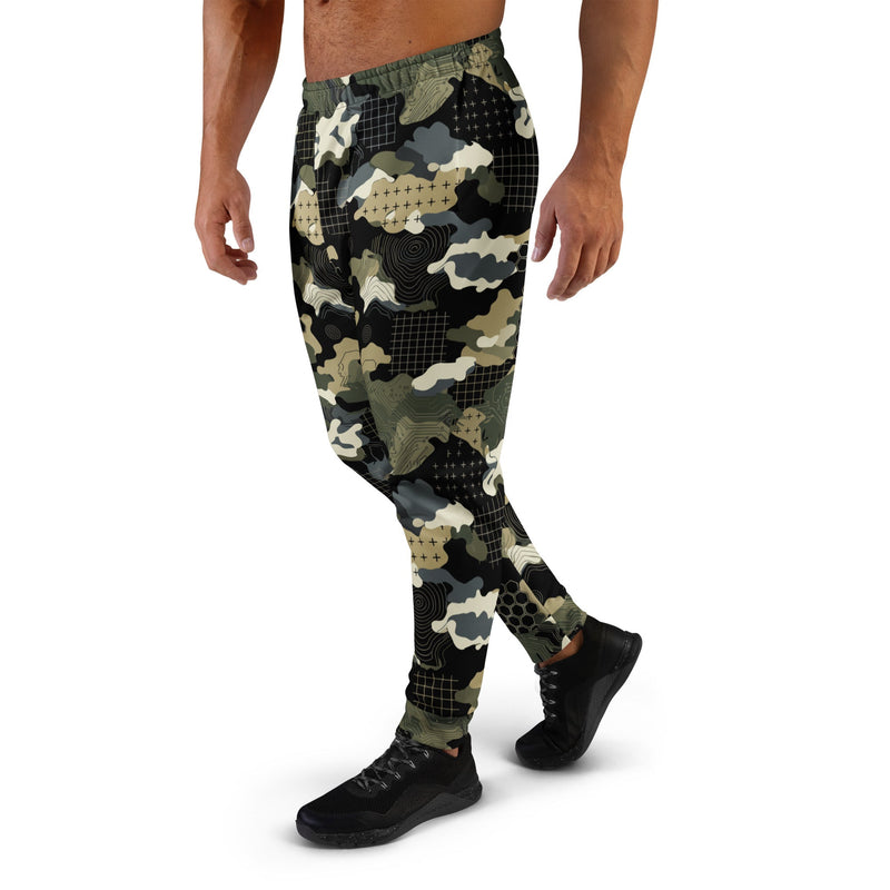 Gridveil Circuit Woodland CAMO Mens Joggers - Men