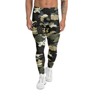 Gridveil Circuit Woodland CAMO Mens Leggings - XS - Men