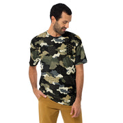 Gridveil Circuit Woodland CAMO Mens T-Shirt - Shirt - Tee