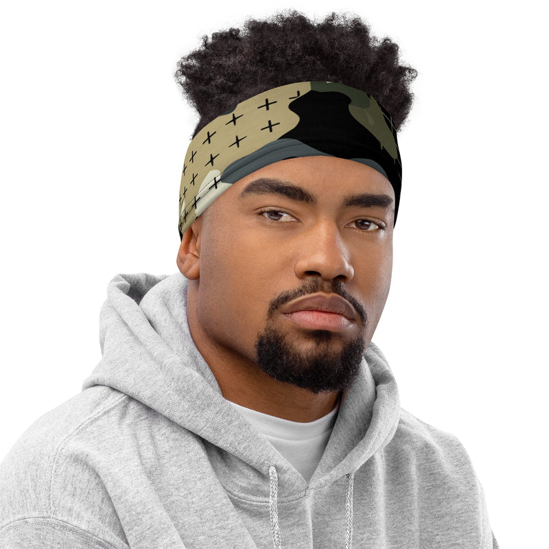 Gridveil Circuit Woodland CAMO Neck Gaiter - Head