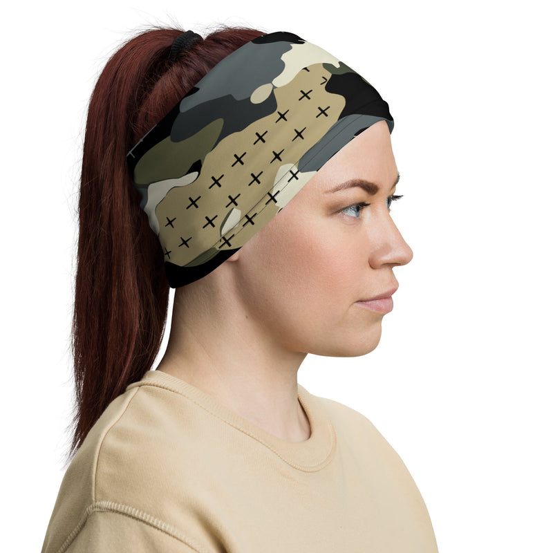 Gridveil Circuit Woodland CAMO Neck Gaiter - Head
