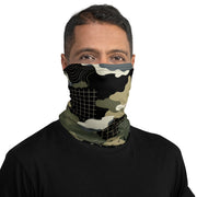 Gridveil Circuit Woodland CAMO Neck Gaiter - Head