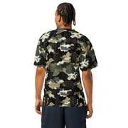 Gridveil Circuit Woodland CAMO Unisex American Football Jersey