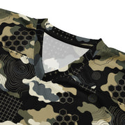 Gridveil Circuit Woodland CAMO Unisex American Football Jersey