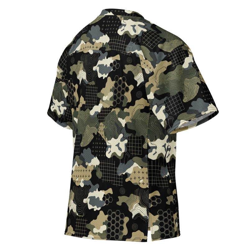 Gridveil Circuit Woodland CAMO Unisex American Football Jersey
