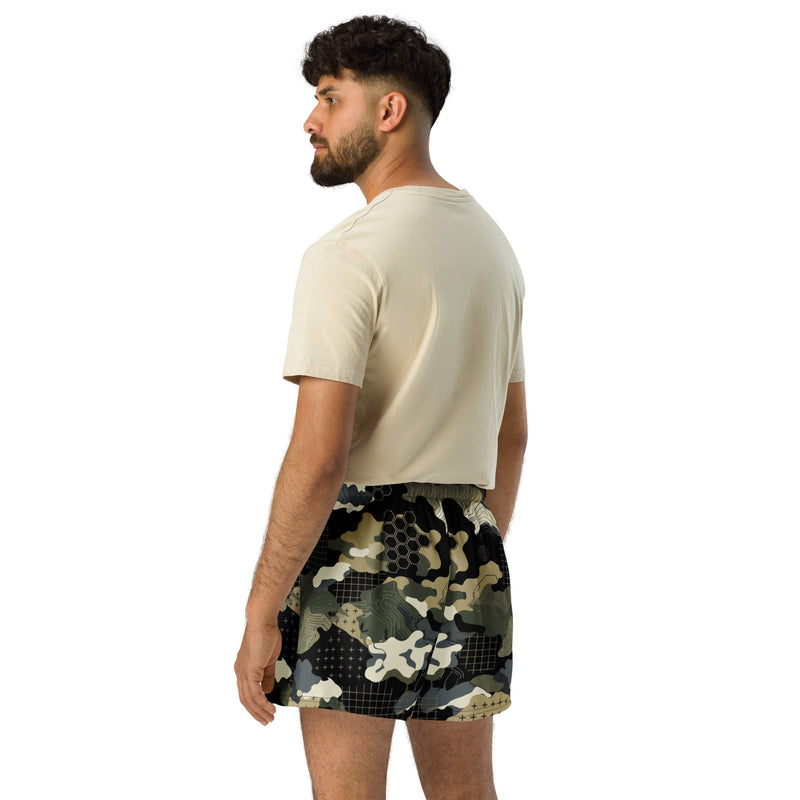 Gridveil Circuit Woodland CAMO Unisex Athletic Shorts
