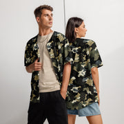 Gridveil Circuit Woodland CAMO Unisex Baseball Jersey - 2XS