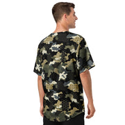 Gridveil Circuit Woodland CAMO Unisex Baseball Jersey