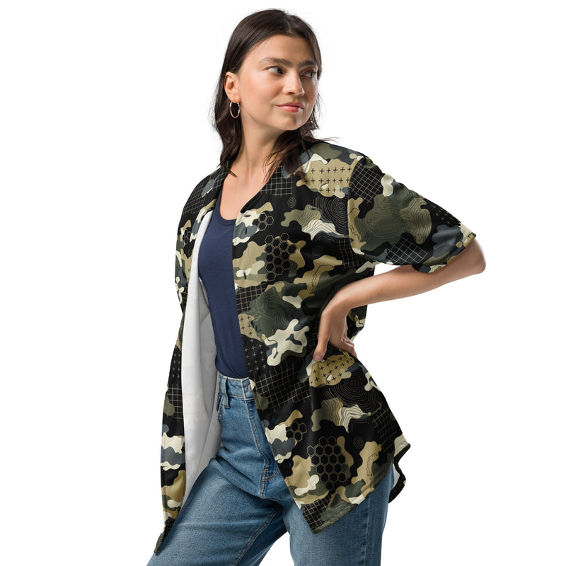 Gridveil Circuit Woodland CAMO Unisex Baseball Jersey