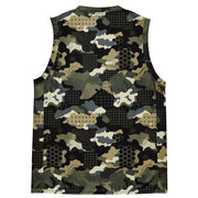 Gridveil Circuit Woodland CAMO Unisex Basketball Jersey