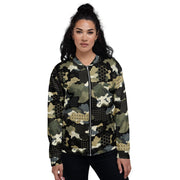 Gridveil Circuit Woodland CAMO Unisex Bomber Jacket