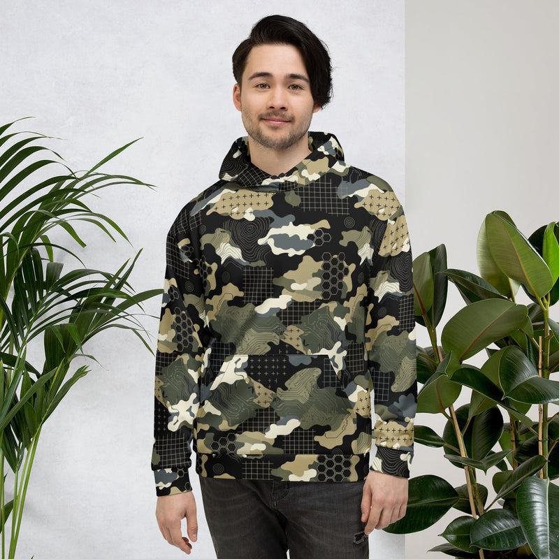 Gridveil Circuit Woodland CAMO Unisex Hoodie